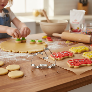 Set di stampini per biscotti per camion dei pompieri in acciaio forma e colore personalizzabili per feste e matrimoni-confezione da 96 francobolli per biscotti - Product Image 3