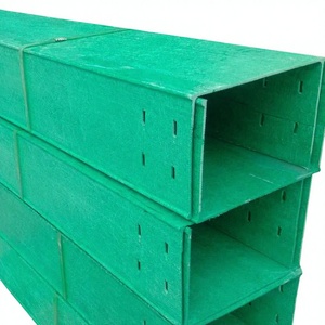 รางและท่อร้อยสายไฟเบอร์กลาสแบบระบายอากาศ/เจาะรู ป้องกันการกัดกร่อน |   ปรับแต่งความจุและขนาดได้สำหรับการใช้งานทางทะเลและนอกชายฝั่ง - Product Image 1