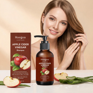 Shampoo au vinaigre de cidre de pomme avec aloe vera, formule douce et nourrissante pour des cheveux lisses et sans nœuds - Product Image 2