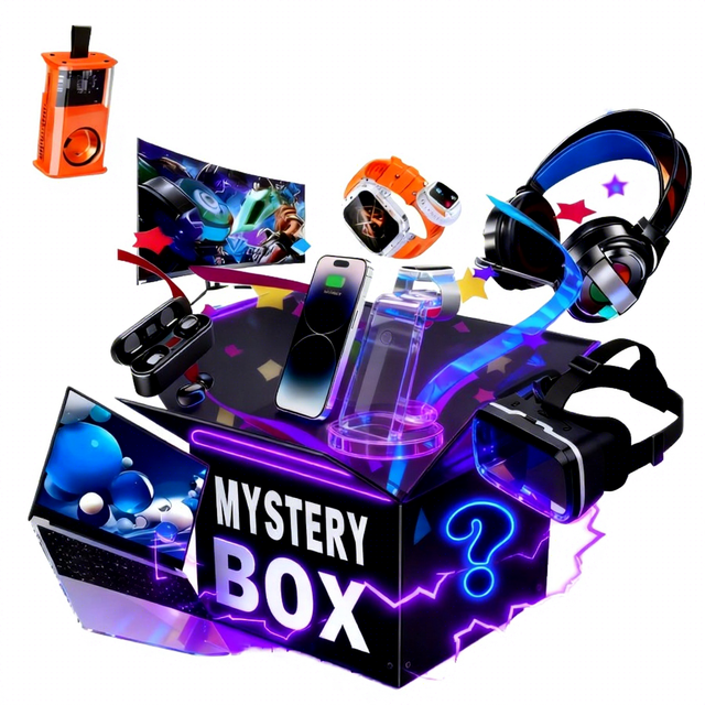 Wired Gaming Headset Mystery Box HiFi Stereo Earphones Deep Bass Noise Cancelling Headphones Surprise Lucky Box for PS4 Pro PC