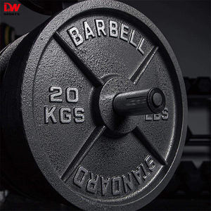 DW SPORTS Hot Sale Großhandel Hochwertiger Standard 45lbs Gusseisen Hantel scheiben - Product Image 6
