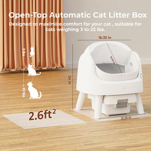 Smart Automatic Cleaning <b>Litter</b> Box Large Capacity ABS Eco-Friendly Circular Design Multi- Household Deodorizing - Product Image 5