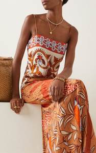 ชุดเดรสชายหาดสไตล์โบฮีเมีย<span class=keywords><strong>น</strong></span>สำหรับปาร์ตี้ฤดูร้อนเซ็กซี่ชุดเดรสโบฮีเมีย<span class=keywords><strong>น</strong></span>ชุดเดรสยาวโชว์หลังมีสายรัดสปาเก็ตตี้สำหรับผู้หญิง - Product Image 2