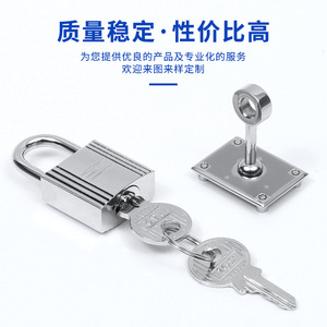 Furniture Lock Stainless Steel <b>Square</b> Lock Gold Silver Minimalist Design For Bags Durable - Product Image 5