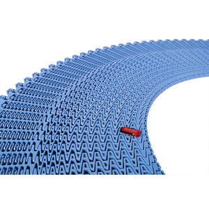 HONGSBELT üretici fiyat gıda paketleme makinesi ve fırın sanayi dondurulmuş Spiral kavisli konveyör modüler plastik kemer - Product Image 2