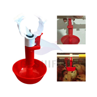 Buveurs de mamelon de poulet tasse buveur d'élevage de volaille buveur automatique de mamelon de poussin à 360 degrés