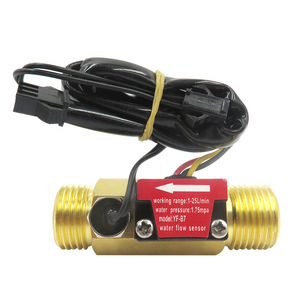 Manufacturer Dijiang B7 <b>Water</b> <b>Flow</b> Sensor 1-25L/min Copper Liquid <b>Flow</b> <b>Meter</b> with 50K NTC Resistant OEM for Drinking Dispenser - Product Image 1