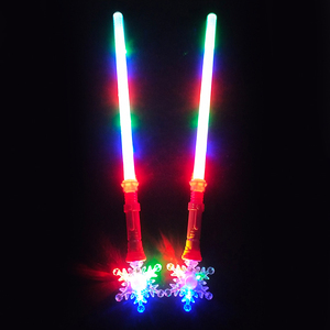 Christmas Kids Gifts Colorful Music Snowflake <strong>Star</strong> Shape LED <strong>Light</strong> Saber Sword <strong>Light</strong> <strong>up</strong> LED Lightsaber Toy - Product Image 4