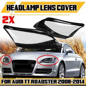 ฝาครอบเลนส์ไฟหน้ารถยนต์สำหรับออดี้ ทีที โรดสเตอร์ 2008-2014 โคมไฟหน้า SHELL 8J0941029AP 8J0941030AP AU2502213 AU2503213 - Product Image 1