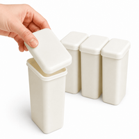 Grand bac à glaçons en silicone avec couvercle, qualité alimentaire, flexible, facile à démouler, moule de congélation pour cocktails, boissons et aliments pour bébés