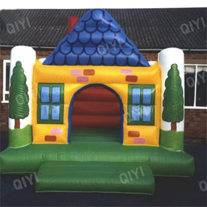 บ้านการ์ตูนเป่าลมบ้านเด้งเป่าลมสีสันสดใสอุปกรณ์สำหรับเด็กเล่น - Product Image 1