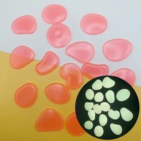 3-4CM Aménagement Paysager New Night Glow Luminescent Cailloux Aquarium Glow in the Dark Paving Garden Pathway Fluorescent Stone
