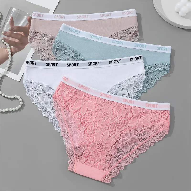 Fanty Ladies Panties Sexy Penti Luxly Cotton Briefs Mid Rise Underwear Women's Panties underwear ladies sexy