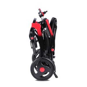 Lightweight Aluminum Foldable Electric Wheelchair Brushless <strong>Electromagnetic</strong> Power Wheelchair for Portable Rehabilitation <strong>Therapy</strong> - Product Image 3
