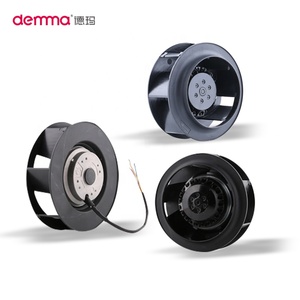 Quạt ly tâm 250mm EC 110V 230V nhựa dùng cho viễn thông, quạt thổi ly tâm hướng ngược, áp suất cao, quạt ly tâm EC - Product Image 3