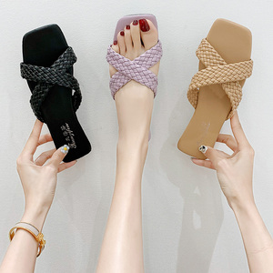 Dép Bệt Nữ Dệt 2022 Xăng Đan Chéo <span class=keywords><strong>007</strong></span> - Product Image 2