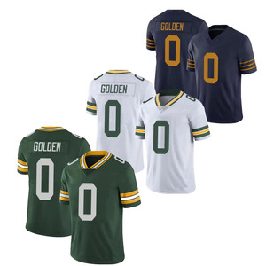 Vente en gros de vêtements pour hommes Green Bay # Maillot de football américain Matthew Golden, broderie dense, chemises et hauts en jersey - Product Image 1