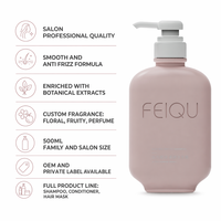 Sampo FEIQU Silky Smooth OEM Private Label 500ml Perawatan Rambut Salon Menutrisi & Memperbaiki untuk Rambut Kering & Mengembang