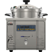 Freidora a Presión Comercial de Pollo Broaster de Sobremesa de Gran Capacidad de 22 L Modelo 1800 (CE, Fabricante)
