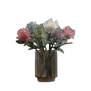 2023 40 см Новые оптовые продажи Одуванчик шелковые цветы искусственный Краб красочные хризантемы для домашнего свадебного украшения