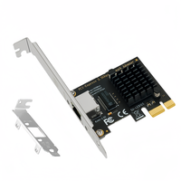 Adaptador de Red con Cable PCI-E Gigabit de 1000 Mbps y 2500M, Tarjeta de Red Ethernet PCIe a RJ45 de 2.5G, Tarjeta LAN Nic de 2500 Mbps para PC de Escritorio