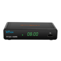 Le plus récent décodeur V7 S5x HD 1080P DVB-S2 HD 4K Conax récepteur Satellite Powervu prise en charge Gtmedia V7s5x Type numérique
