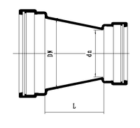 Double douille conique de type T