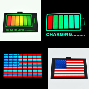 Bảng Điều Khiển Âm Nhạc Nhấp Nháy Bán Chạy Nhất Bảng <span class=keywords><strong>El</strong></span> Patch/Áo Phông Bảng <span class=keywords><strong>El</strong></span> Kích Hoạt Âm Thanh Cho Quần Áo Tiệc Giáng Sinh - Product Image 4