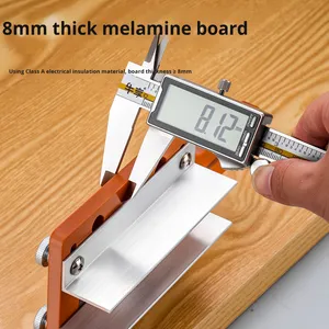 DIY Brushless Wood Trimmer 2-in-1 Woodworking Slotting <strong>Tool</strong> with Guide Thickened Round &amp; <strong>Square</strong> Corner Grooving Machine OEM - Product Image 4