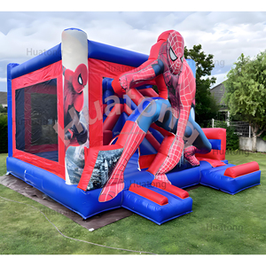 Thương Mại PVC Không Thấm Nước Bên Cho Thuê Nhà Bouncer Với <span class=keywords><strong>Slide</strong></span> Anh Hùng Combo Phim Hoạt Hình Nhà Bị Trả Lại Nhảy Lâu Đài Cho Trẻ Em - Product Image 6