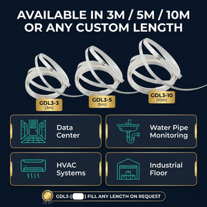 Sistema de Alarma Inalámbrico para Detección de Fugas de Agua con TCP LORA NB-IoT ZIGBEE de 3.5mm y Soporte para la Aplicación Tuya - Product Image 3
