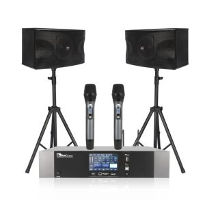 Nuoxun MS-601, haut-parleur karaoké portable professionnel, amplificateur de puissance, microphone, ensemble complet KTV, <span class=keywords><strong>120</strong></span> dB <span class=keywords><strong>SPL</strong></span> max - Product Image 1