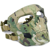 Bouclier facial de protection casque de fête équipement tactique avec moteur sans masque de Noël neutre moteur