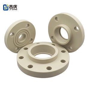 Jiqing mông hàn tương thích và áp lực cao Khoan Dung nhựa hóa chất phụ kiện đường ống pph nóng chảy ổ cắm mặt bích - Product Image 1