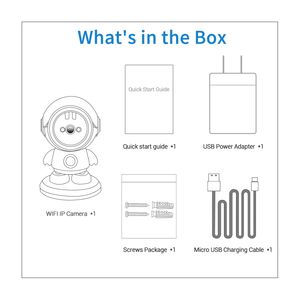 Caméra <span class=keywords><strong>IP</strong></span> WiFi <span class=keywords><strong>ESCAM</strong></span> PT302 Robot 3MP avec détection humanoïde et appel en un clic (prise EU) - Product Image 5