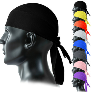 Mesh Cycling Pirate Hat Long Tail Breathable Sun Protection Headscarf For Men Outdoor Fishing Summer Sports Cap - Product Image 2