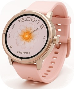 OEM Tùy Biến Nhỏ Moq Cao Cấp Smartwatches Đồng Hồ 2025 Gloryfitpro Phụ Nữ Thông Minh Đồng Hồ Với Màn Hình Cảm Ứng Amoled 1.32Inch - Product Image 5