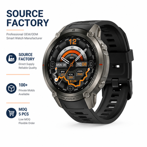 <span class=keywords><strong>Smartwatch</strong></span> Robusto DM59 con <span class=keywords><strong>GPS</strong></span>, Display AMOLED da 1,43'', Impermeabile IP67 5ATM, Mappa Offline, Altimetro, Bussola per Android/iOS, Orologio Intelligente <span class=keywords><strong>GPS</strong></span> per Uomo - Product Image 1