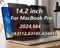 Protector de Pantalla Magnético de PET Suave para MacBook Pro 14.2 pulgadas M4 2024 A3401, Removible para Portátil