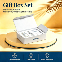 Boîte d'expédition médicale blanche personnalisée avec insert en mousse pour kit de dispositifs pharmaceutiques