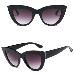 Stock Vintage Cat Eye lunettes de soleil femmes Designer lunettes de soleil femme Sexy léopard Cateye <span class=keywords><strong>noir</strong></span> dégradé lunettes - Product Image 5