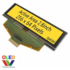 หน้าจอแสดงผล OLED ขนาดเล็ก Topwin 2.8 นิ้ว ความละเอียด 256x64 รุ่น UG-5664ASWDF01 อินเทอร์เฟซแบบ I2C SPI และแบบขนาน - Product Image 3