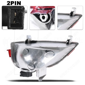 Luz Trasera para Renault Symbol 2017-2021, Lado Izquierdo, con Bombilla, Luz de Señalización Lateral, Material ABS - Product Image 2