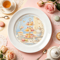 Service de Table Personnalisable en Porcelaine Fine de Luxe Moderne – Style Classique Minimaliste en Céramique
