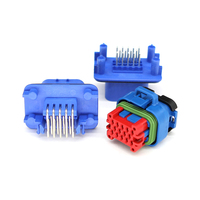 Conector Automotriz Tyco/AMP de 14 Pines para ECU, Montaje en PCB, Conjunto Completo de Conectores 776273-1/776267-1/776262-1