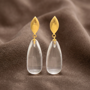 Pendientes Colgantes de Latón Hechos a Mano con Piedras Preciosas, Chapados en Oro/Plata, para Mujer/Unisex, para Fiesta de Compromiso, Estilo Bohemio Étnico - Product Image 3