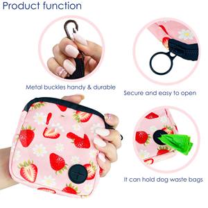 Free sample Amaz Hot Selling Pet <b>Treat</b> <b>Pouch</b> Bag Portable Pet Snack Outdoor <b>Dog</b> Walking Bag Silicone Pet Feeding Training Bag - Product Image 2