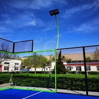 Chine Usine Vente Directe Extérieur Intérieur Padel Court Panoramique Professionnel Padel Tennis Court