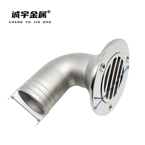 Drain de pont en acier inoxydable Cheng Yu Jin Shu 316, anti-corrosion, connexion filetée, design industriel circulaire - Product Image 3