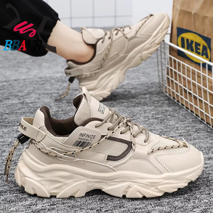 Zapatillas Deportivas Negras Modernas para Hombre, para Todas las Temporadas, Diseño de Malla Transpirable con Plantilla de PVC y Forro de Algodón, para Primavera, Verano, Otoño e Invierno - Product Image 3